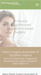 Mobile Screenshot of indianaplasticsurgery.com